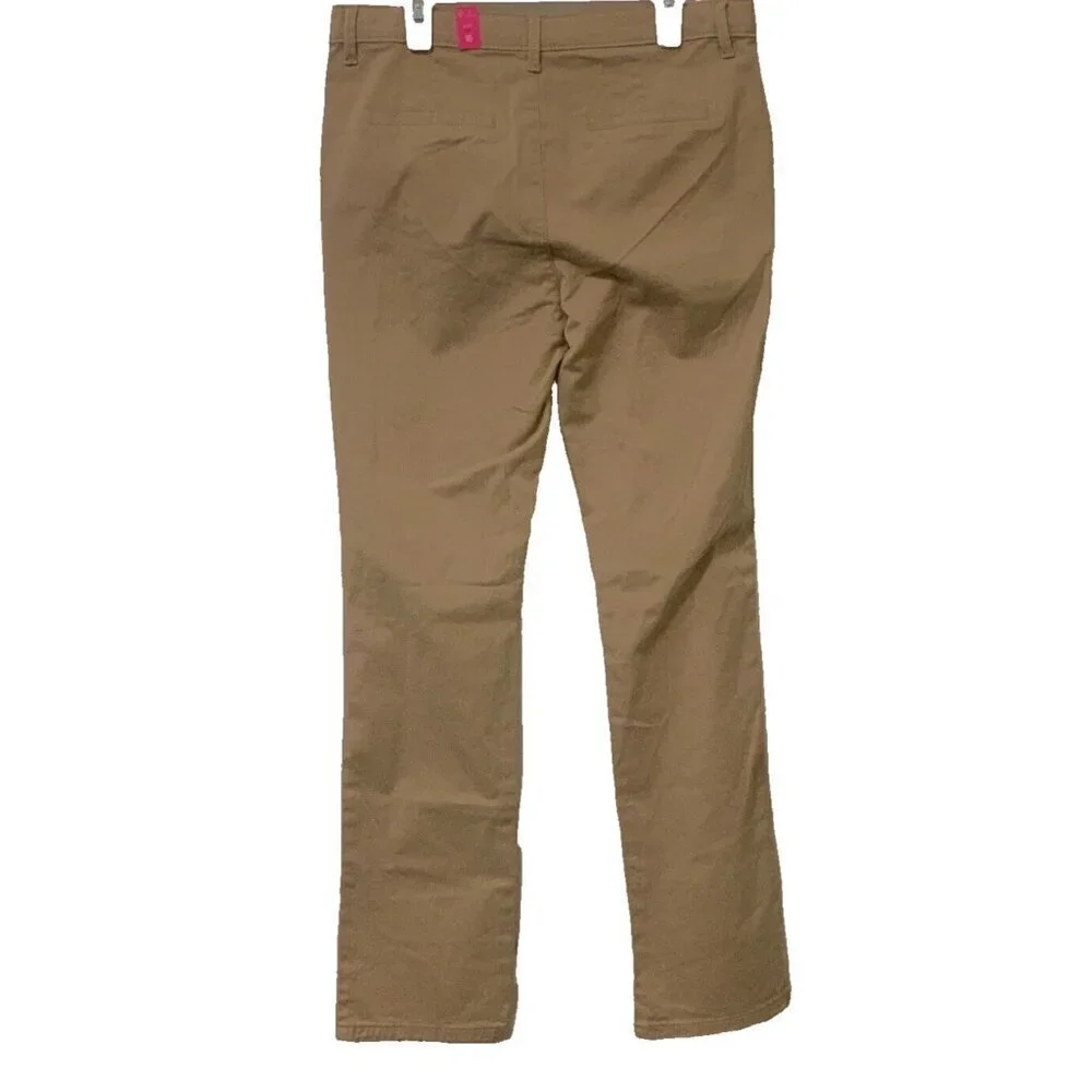 Childrens Place Girls Uniform Khakis Size 12 Skinny Adjustable Waist Stretch